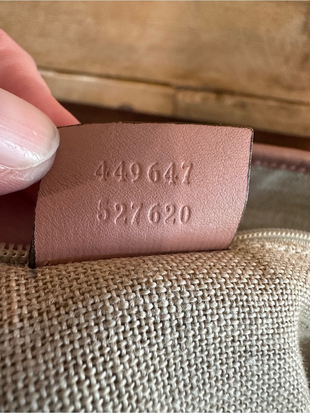 Authentic Gucci Microguccissima Leather Tote in blush pink 💕 - Picture 9 of 16